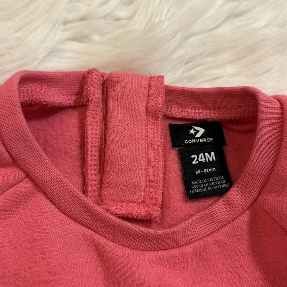 Converse sweater size 2T